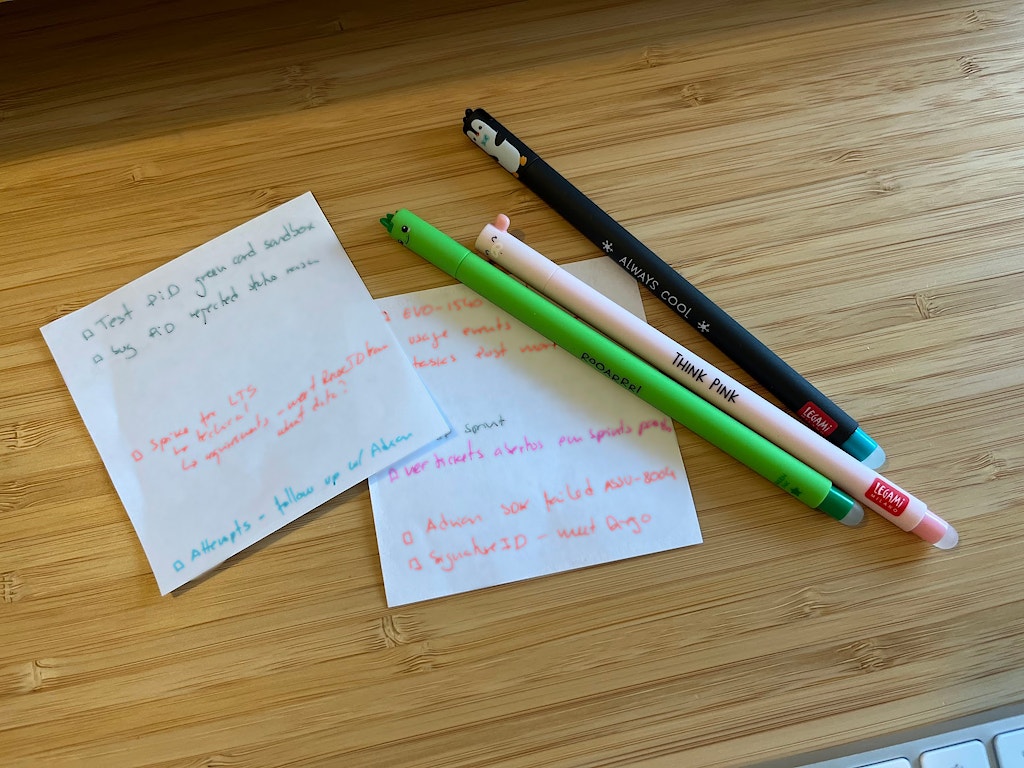 Carolina's organisation system