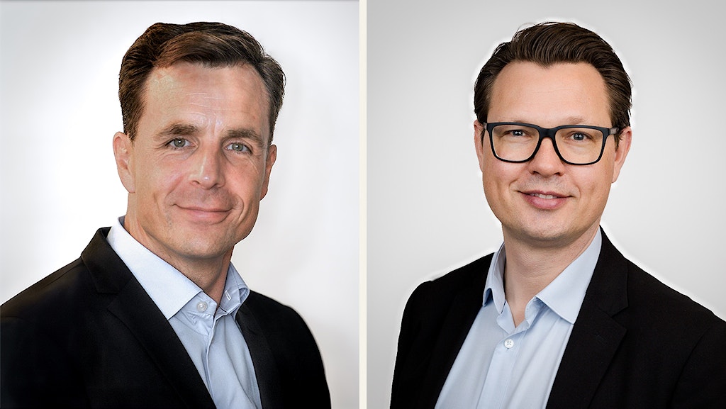 Rasmus Kristiansen, Country Manager i Signicat og Rasmus Lundgreen, Department Manager i SDC